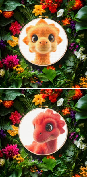 Colourful Dinos