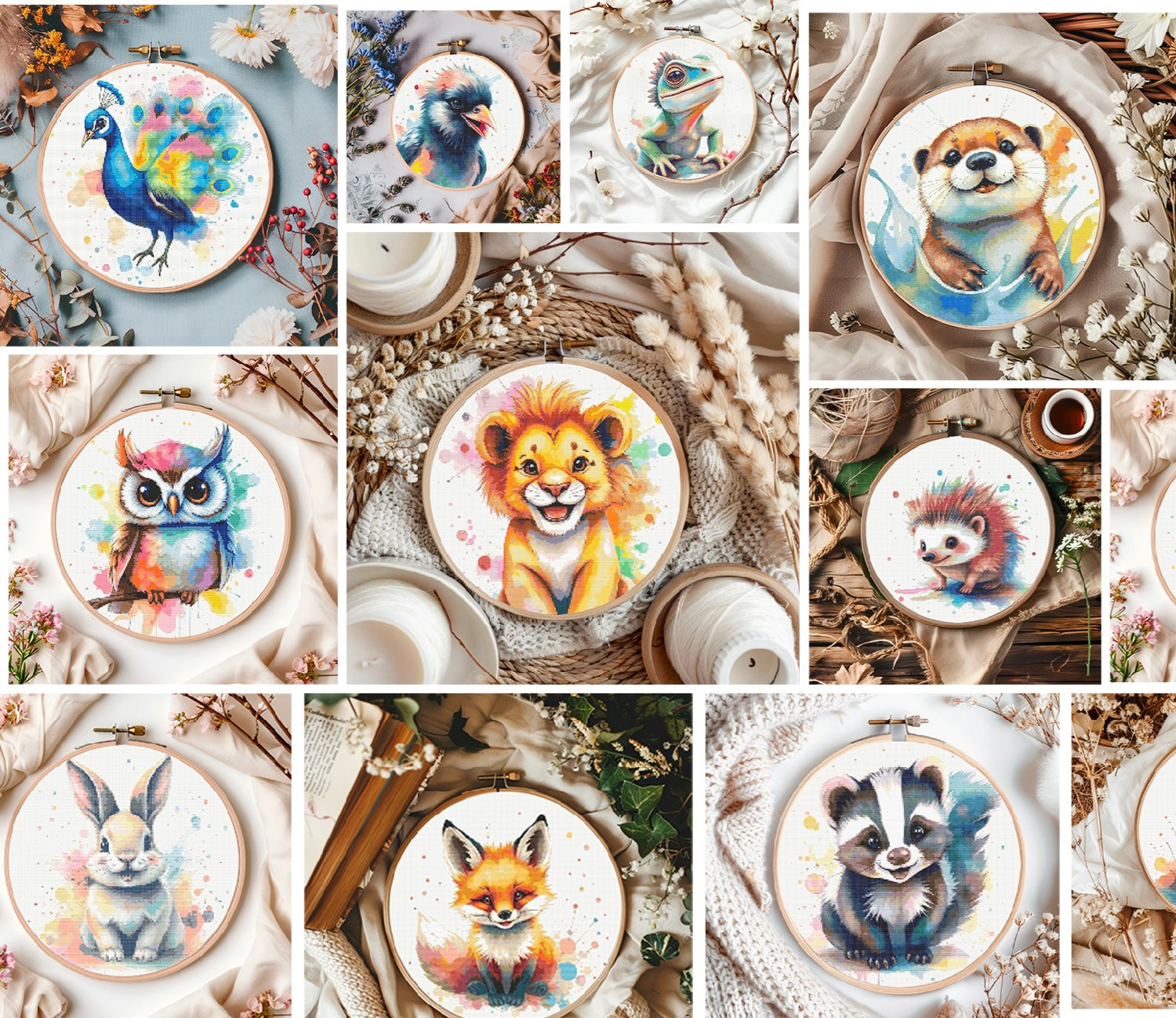 Watercolour Animals