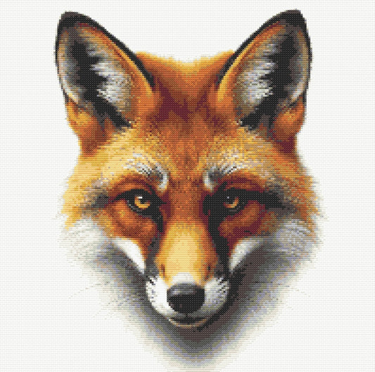 Fox Portrait PDF Pattern | Embroidery Cross Stitch Pattern Download | Stitching | Embroidery Kits | Stitch Design | Embroidery Stitches | PDF Pattern