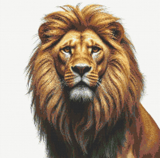 Lion PDF Pattern | Embroidery Cross Stitch Pattern Download | Stitching | Embroidery Kits | Stitch Design | Embroidery Stitches | PDF Pattern