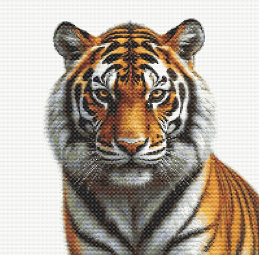 Tiger PDF Pattern | Embroidery Cross Stitch Pattern Download | Stitching | Embroidery Kits | Stitch Design | Embroidery Stitches | PDF Pattern